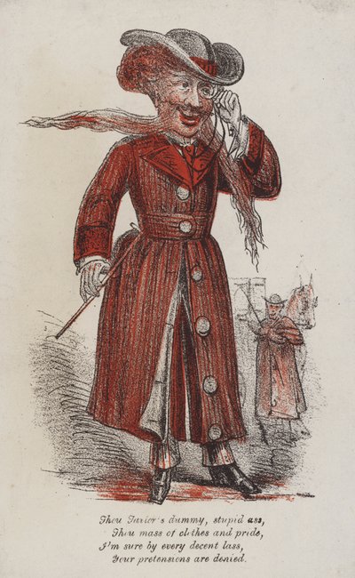 Karikatuur van een Dandy door English School